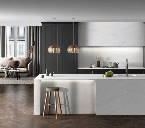 Silestone Ethereal Glow virtuves stalvirsis