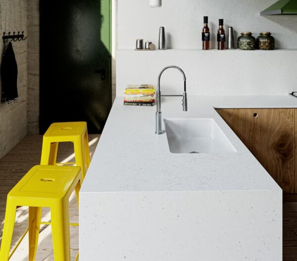 Silestone Lime Delight virtuves stalvirsis